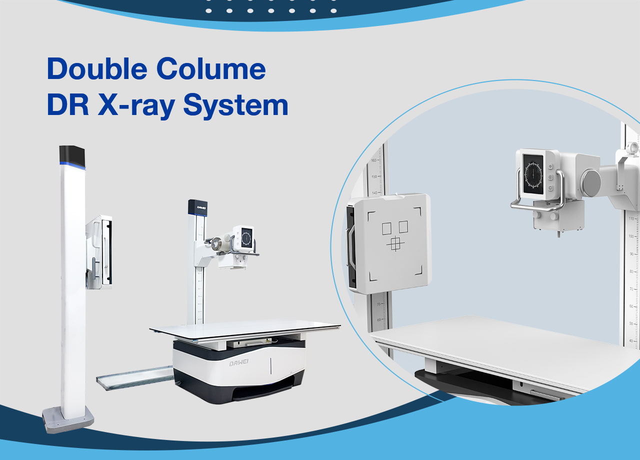 double column DR x-ray system