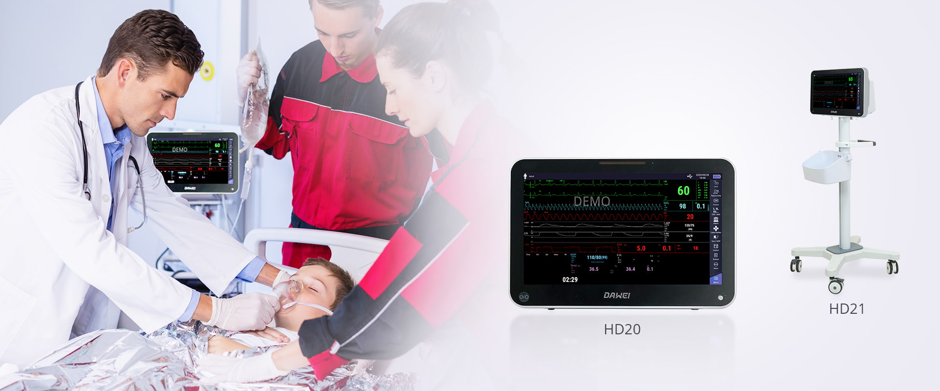 Multiparameter ICU&CCU Patient Monitor