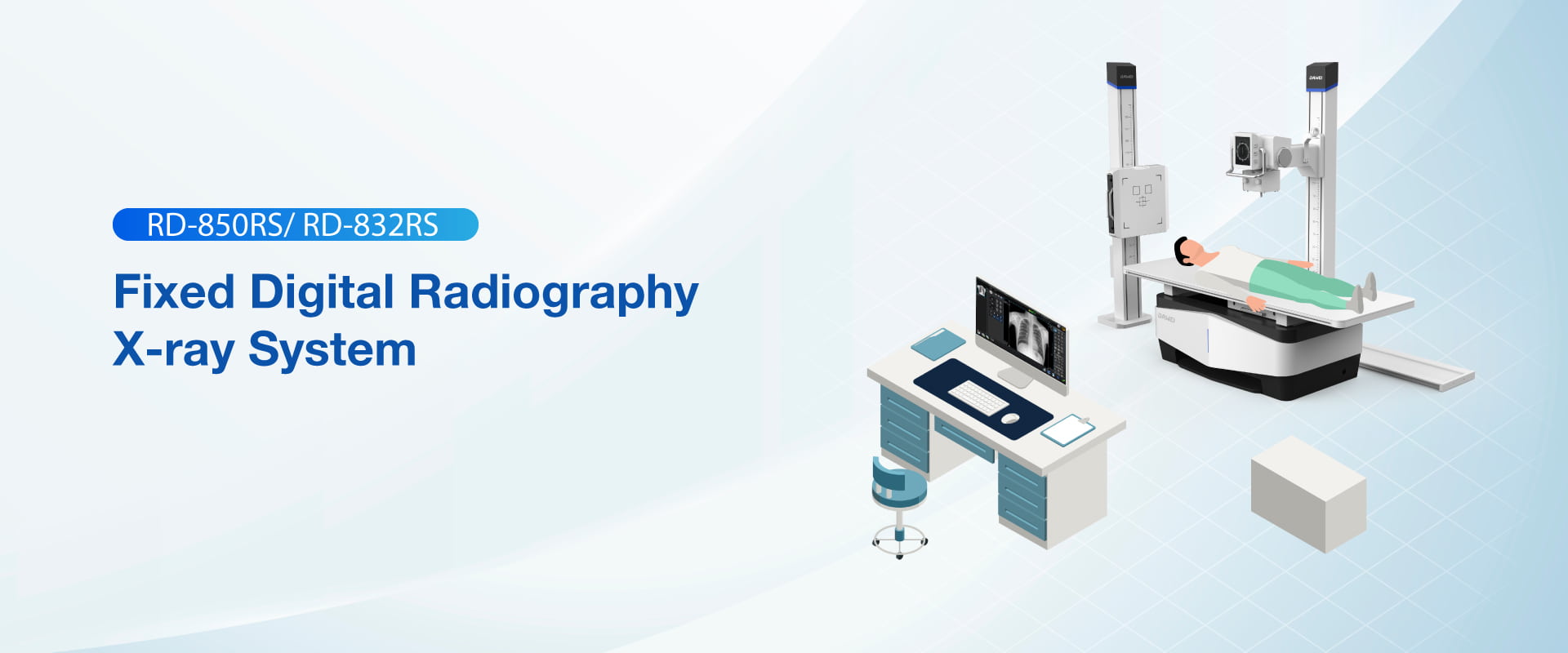 fixed digital radiography x-ray system