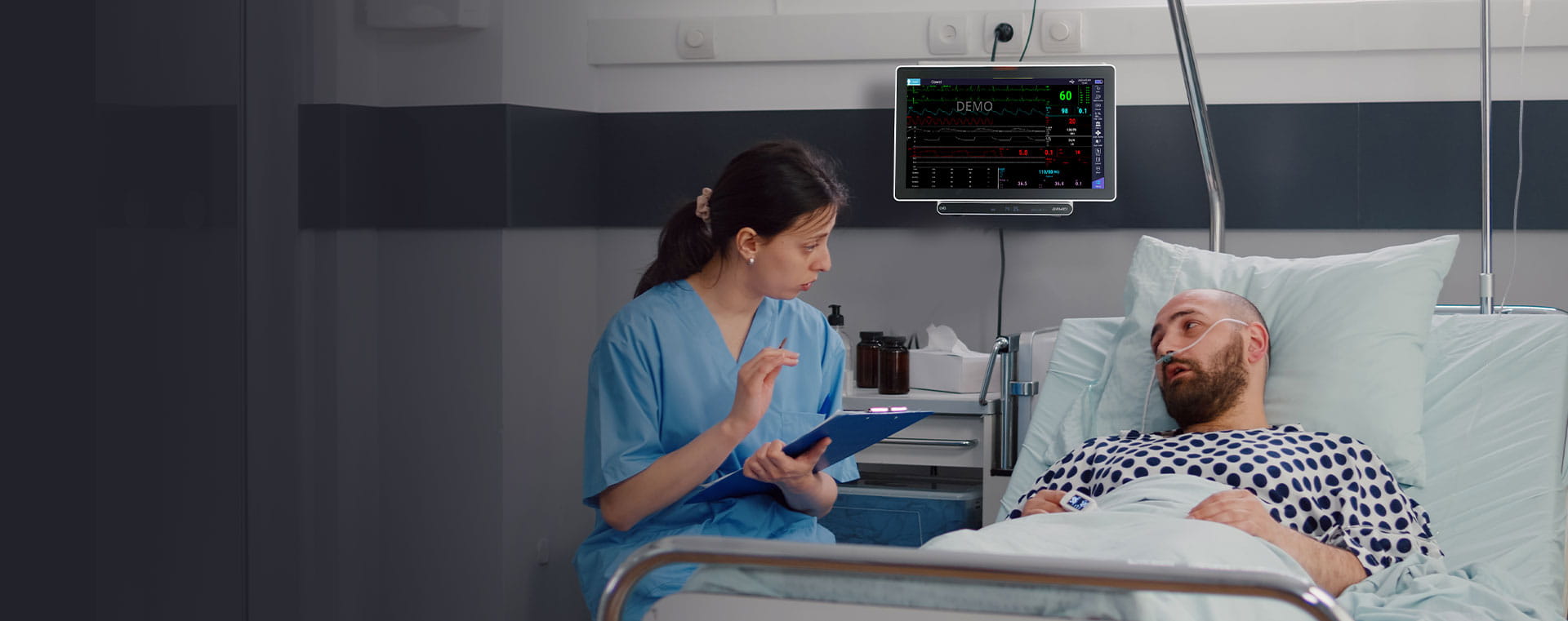 Modular-Patient-Monitors-with-Touch-screen