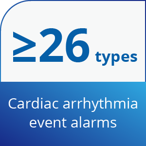 cardiac arrhythmia event alarms