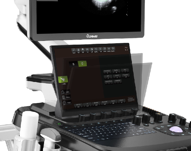 13.3 inch touch screen (45° adjustable)