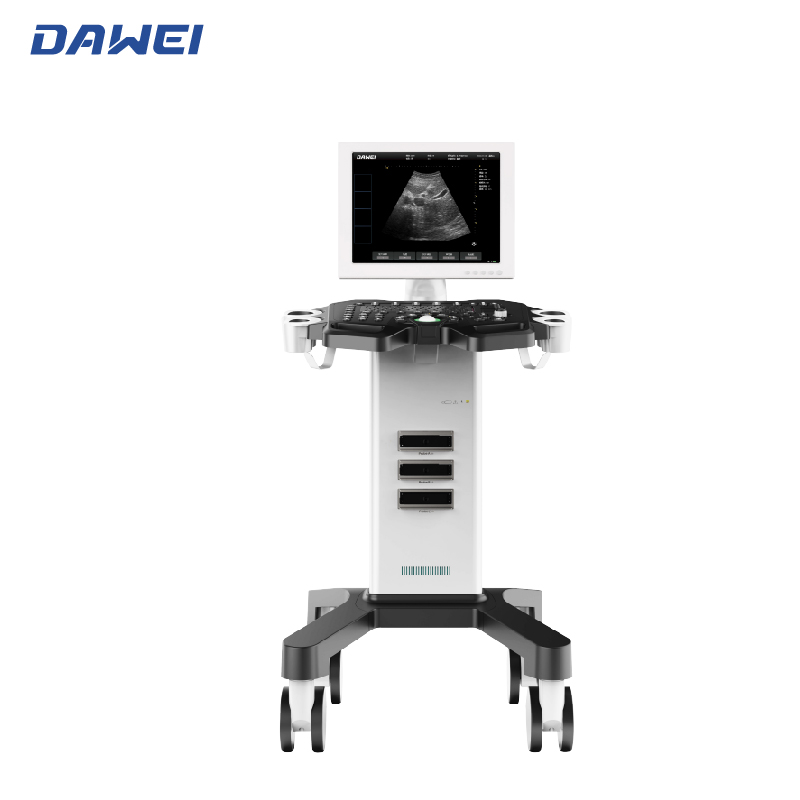 Trolley Black and White Ultrasound Scanner