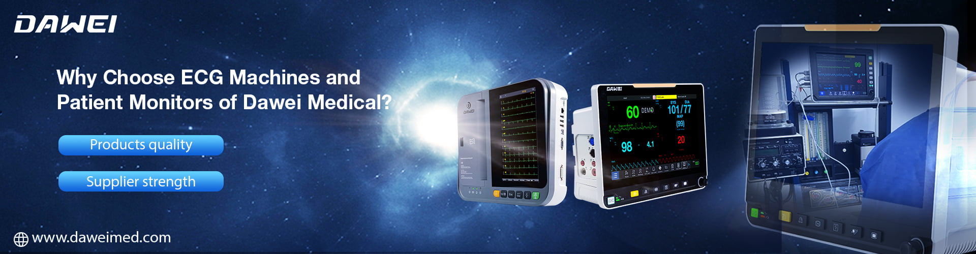 Why Choose ECG Machines and Patient Monitors of Dawei Medical