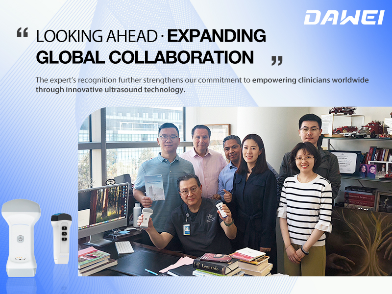 Live from ABC Medical Center Dawei Wireless Handheld Ultrasound Recognized by Mexican Vascular Specialist