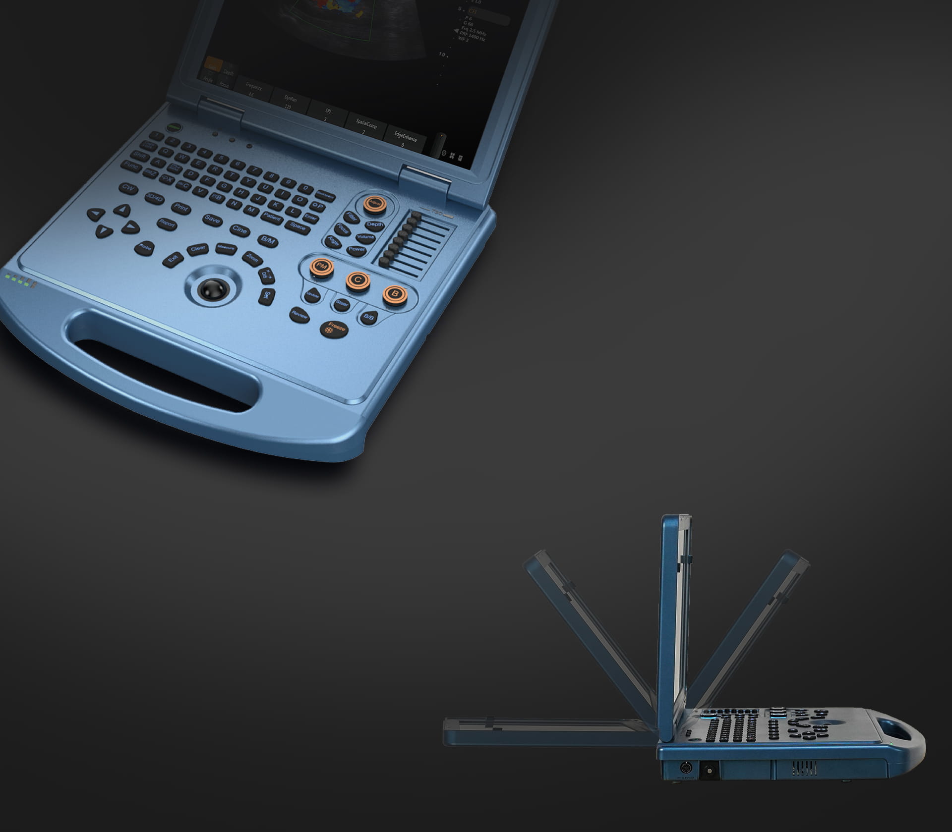 Design del laptop leggero e logoro