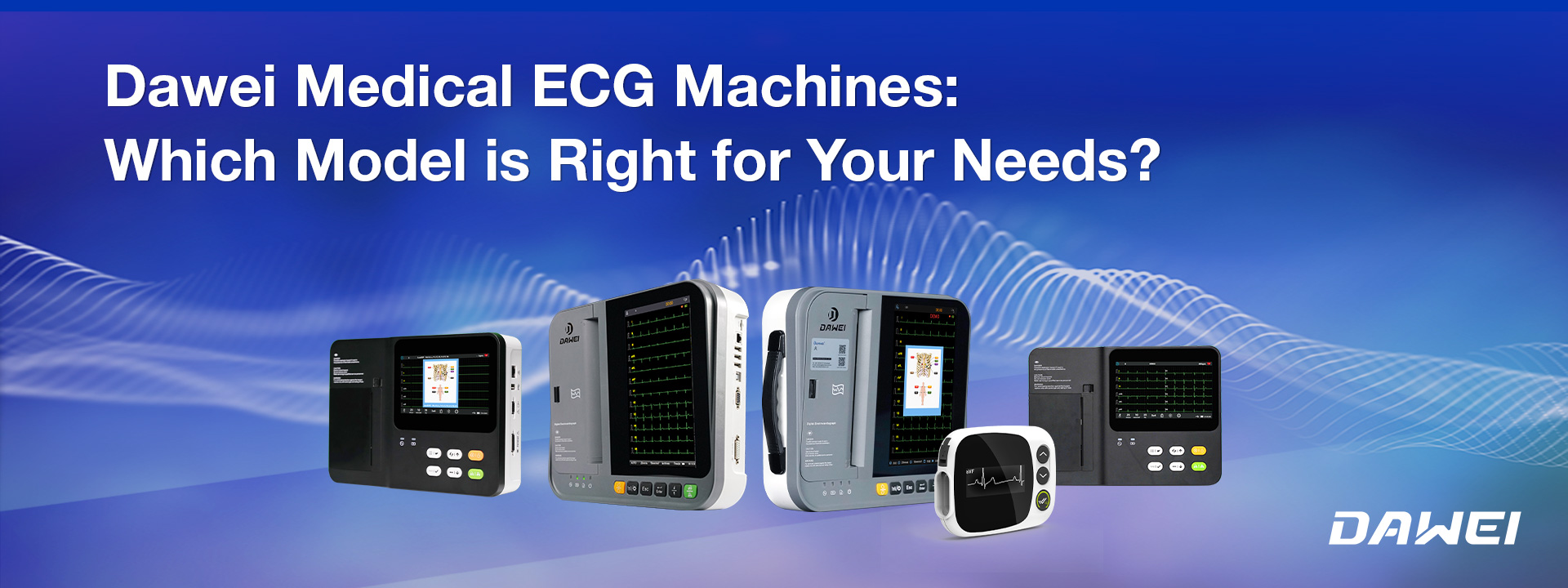 5 types of Dawei Medical ECG machines