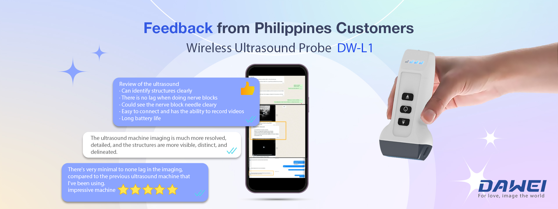 Customer Feedback on Wireless Ultrasound Probe from the Philippines 