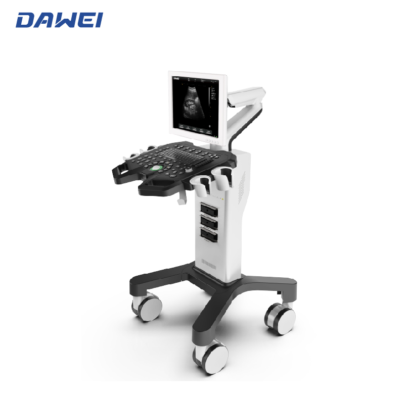 Trolley Black and White Ultrasound Scanner